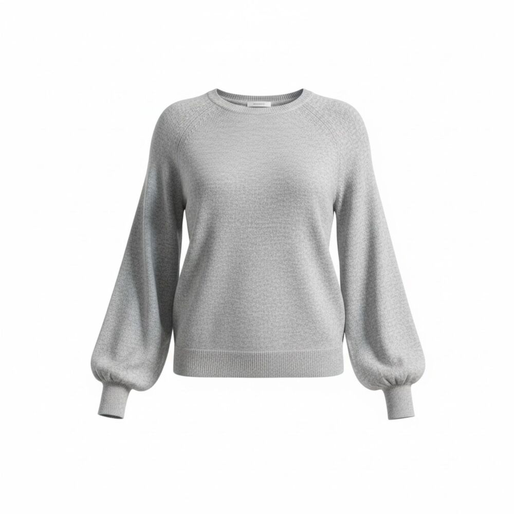 Joie Wool Cashmere Oatmeal Heather Open Back Lightweight Sweater Size S